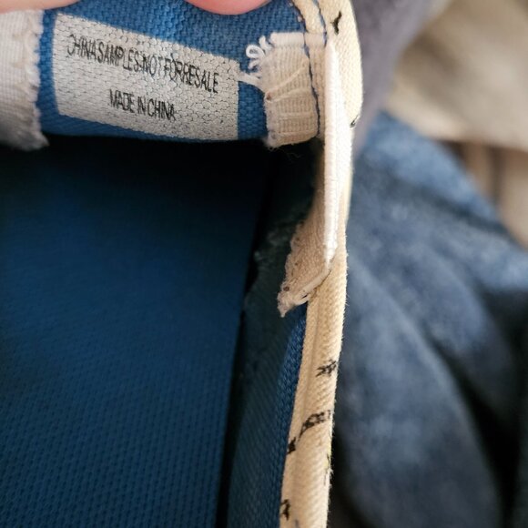 Vans "Off The Wall" Slip-ons - Surfer design - Blue Ultracush insole RARE?  Wm 7 - Picture 7 of 7